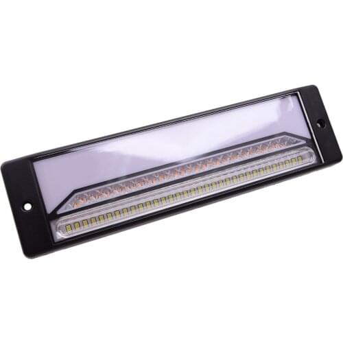 Car Universal Left 12V-24V IP68 3W Clear Lens 147LED Halo Neon Flowing Turn Signal Brake Tail Light