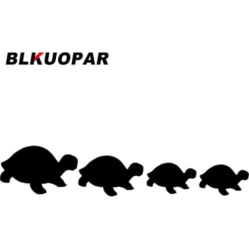 BLKUOPAR for Marine Organisms Family Turtle Car Stickers Vinyl Decals Windshield Waterproof Surfboard Sunscreen Custom Printing
