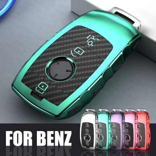 TPU Car Remote Key Case Cover Keychain For Mercedes Benz A C E S G GLS Class E200 E260 E300 E320 W213 W222 W205 W177 G63 X167