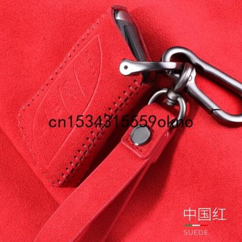 Key Bag For Lexus ES200 RX300 is500h NX300h Key Fob Case Cover Ring Alcantara Suede