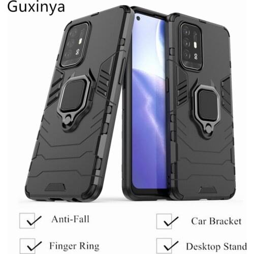Phone Case For Oppo Reno5 Z Cases Luxury Armor Magnetic Ring Back Cover For Oppo Reno 5Z Funda Reno 5Z Coque Shell Reno 5Z 5G