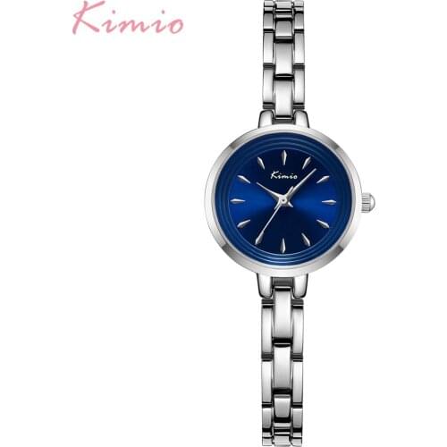 KIMIO Women Dress Watch Rose Gold Stainless Steel Brand Fashion Ladies Wristwatch Week Date Quartz Clock Female Luxury Watches