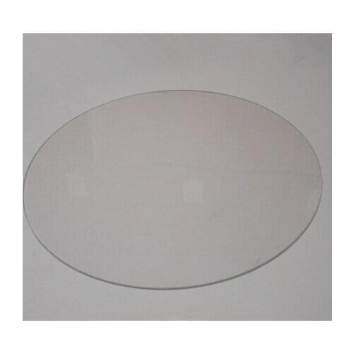 Round 350mm 3D printer Delta Kossel TEVO Little Monster Build Glass plate for heated bed 3mm Thickness Perfectly flat surface