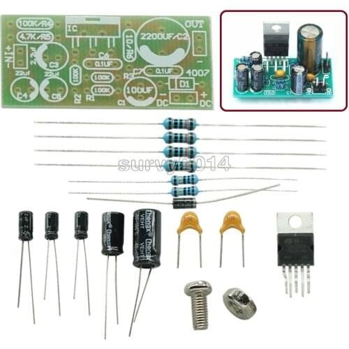TDA2030A Module Electronic Audio Power Amplifier Board Module Mono 18W DC 9-24V DIY Kit