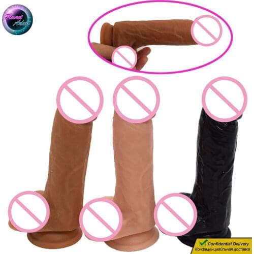 Soft PVC Realistic Penis Masturbator Dildo Female Pussy Vagina Gay Men Prostate Anal Massager Adult Sex Toys for Women Butt Plug