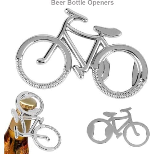 Stainless Steel Bicycle Metal Beer Bottle Opener Cute key rings for bike lover Wedding Anniversary Party Gift Bike keychain