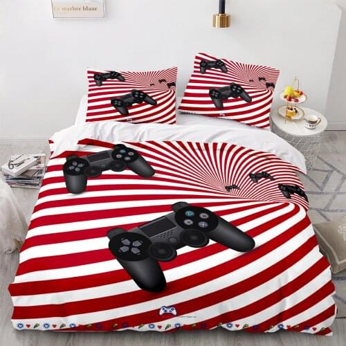 New Gamepads Duvet Cover Digital Printing 3D Quilt Cover SNES Gaming Bedding Set Queen King Size Girl Gamers Comforter Cover