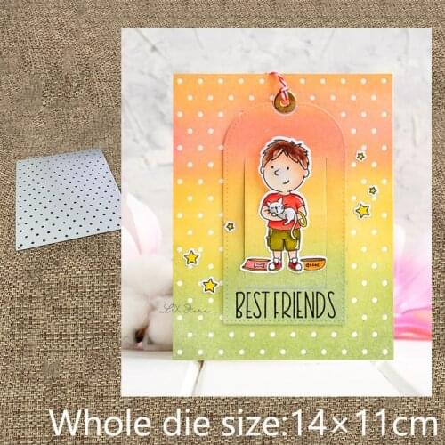 New Design Craft Metal stencil mold Cutting Dies circle frame decoration scrapbook die cuts Album Paper Card Craft Embossing