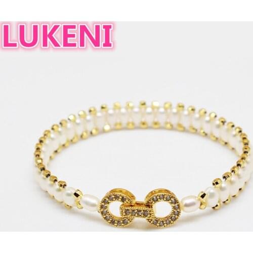 NEW Luxury Tibetan silver Inlaid zircon Sterling silver real Natural pearl bracelet Fashion jewelry bracelets for women