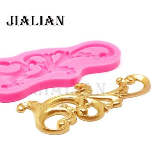 Relief Shape Silicone Molds cake decorating tools Lace Fondant baking Moulds chocolate sugar art displays T0695