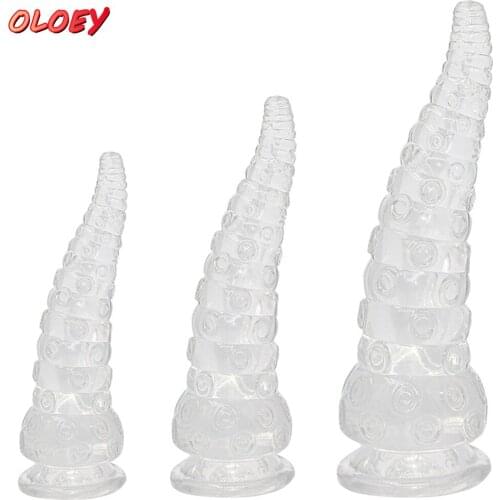 Tentacle Sex Toys Realistic Tentacle Dildo Tail Homosexual Big Suction Cup Anal Plug Flirting Masturbation Toy Adult Sex Toys