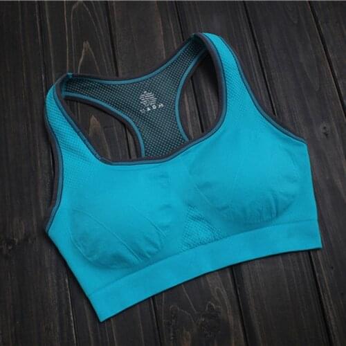 Sexy Quick Drying Tennis Vest GYM Bras Professional Sports Bra Top Underwear for Women Without Steel Workout Fitness Sport Bra
