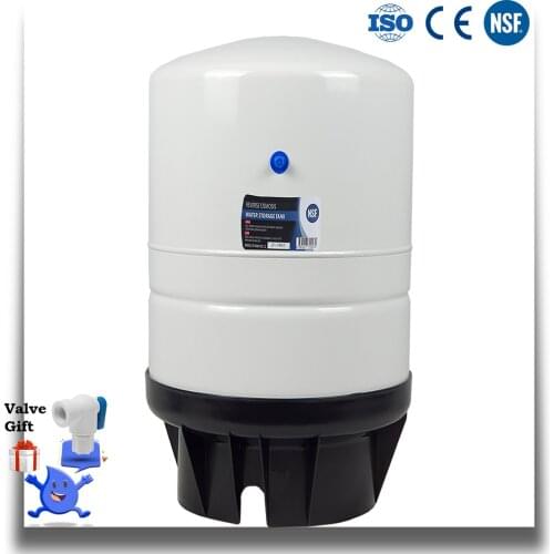 Water Filter System Vertical Pressure Tank Composite with Base, 20-Gallon Capacity, Blue Color