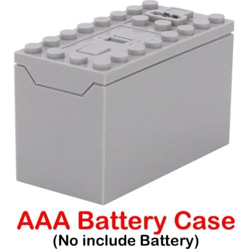 [MOC Hub] AAA Battery Case Technical Building Blocks Toys Compatible Major Brand Power Function Extension Wire