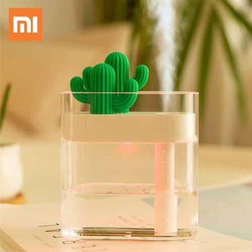 Xiaomi 3Life Clear Cactus Ultrasonic Air Humidifier Color Light USB Air Purifier Anion Mist Maker Water Atomizer For Office Home
