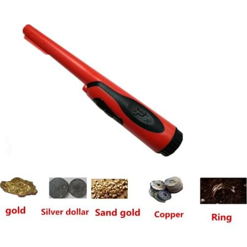 Waterproof positioner, hand-held metal detector, detection and positioning auxiliary rod, detection rod, treasure searching for