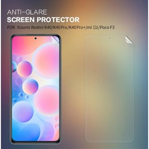 Screen Protector for POCO F3 Nillkin Clear / Matte Soft Plastic Film for Xiaomi K40 Pro Plus Mi 11i