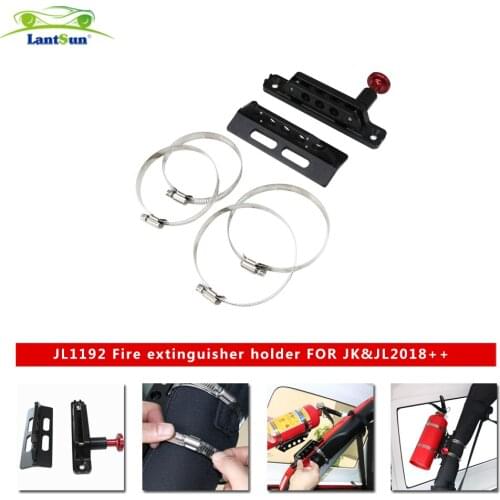 1PC Aluminum Quick release fire extinguisher bracket for JE EP JK 2007-2017 JL2018+ JL1192
