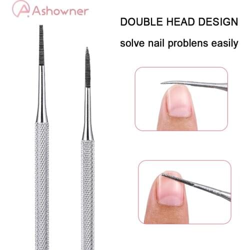 1 Pcs Dual-ended Toe Nail File Foot Nail Care Hook Ingrown Toe Correction Lifter File Manicure Pedicure Toenails Clean Tools