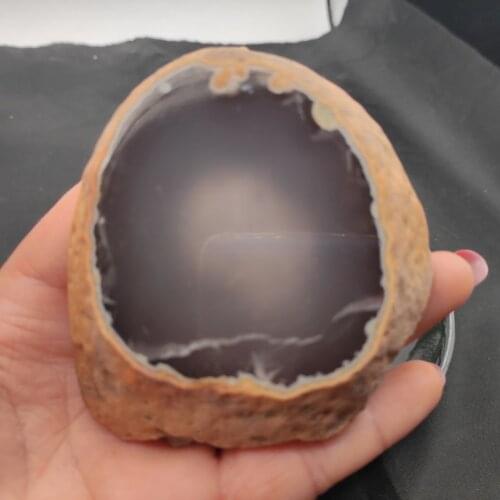 1pcs Natural Enhydro moving bubble agate crystal Stone mineral sample