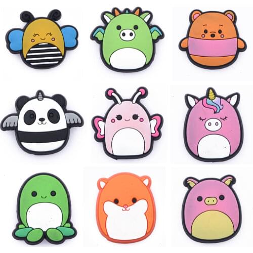 1 Piece Of PVC Cartoon Cute Creature Shoes Accessories Shoe Accessories Crocodile JIBZ Childrens Party Gift