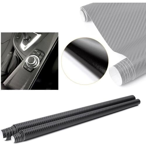127x50cm 3D Carbon Fiber Car Vinyl Film Sticker Car Wrap Universal