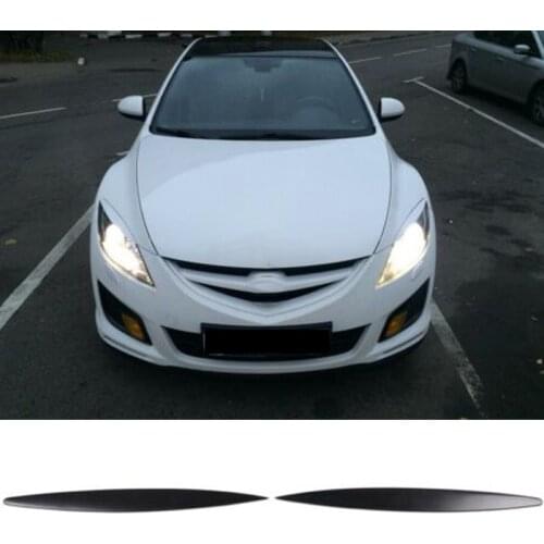 AL21 -2Pcs Car Eyelids Eyebrows Headlights Covers Eyelash for Mazda 6 GH / Atenza 2008-2012