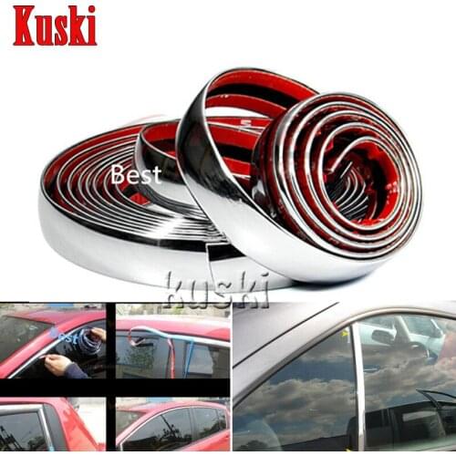 Car Chrome Decoration Sticker 6 8 10 15 20 22 25 30 mm For Jeep Renegade Wrangler JK Grand Cherokee Compass Accessories