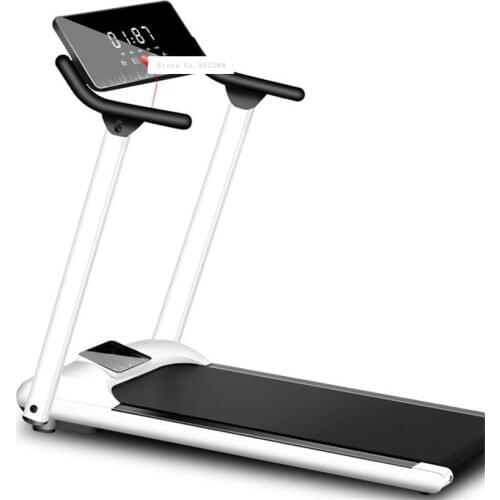 A1 Home Shockproof Running Machine Small Foldable Treadmill Multifunctional Folding Walking Machine Indoor Fitness Equipment