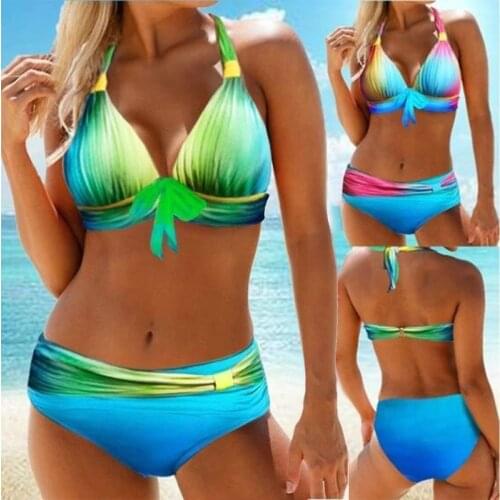 Bikinis 2021 Mujer Maillot De Bain Femme Swimwear Women Swimsuit Push Up Bathing Suit Women Brazilian BeachWear 2 Piece Set Swim