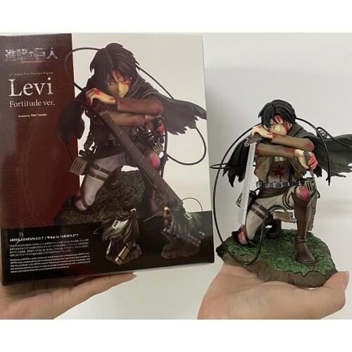 Levi Figure Attack on Titan Artfx J Levi Renewal Action Figure Anime Model Toy Doll Christmas Gift