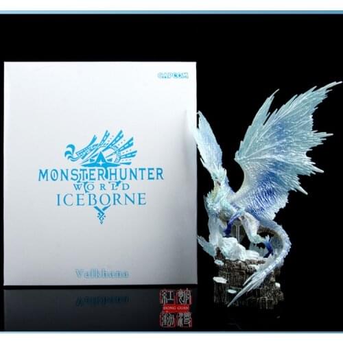 22cm Game Monster Hunter World Iceborne Velkhana Figure Monster Hunter World Game PS4 Iceborne Dragon Action Figure Toy Model
