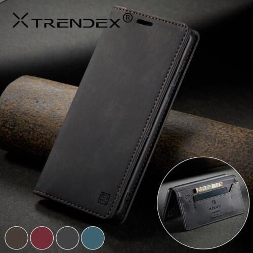 Genuine TRENDEX Magnetic Flip Leather Case For Samsung Galaxy S21 S20 FE Note 20 Ultra S10+ A52 A72 Luxury Wallet Card Bag Cover