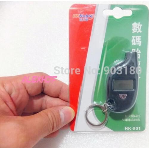 HKnoble 1 pcs Digital Tire Gauge HK-801 ,car tire tool,tire pressure tool, psi. Bar. Kpa. Kg/cm2, four type, free shipping