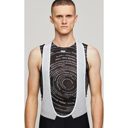 PEDLA 2021 Summer Cycling Underwear Sleeveless Men Riding Shirt Solid White Baselayer Black Breathing Core Base Layer Navy Blue