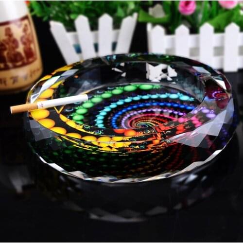 Luxury! Upscale KTV / hotel / bar exclusively for decorative crystal ashtray entertainment practical crafts