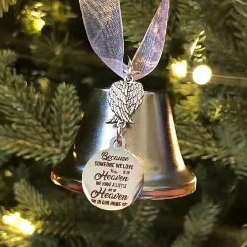 Christmas Bell, Jingle Bells For Christmas Tree, With Ribbon Merry Christmas Tree Hanging Pendant,Home Exquisite Chimes Ornament