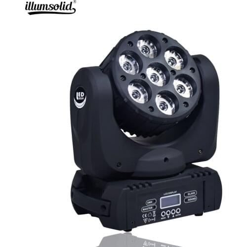 Moving Head LED Wash Beam Stage Lighting DMX 512 DJ For 7X12W 12X12W And 36X3W