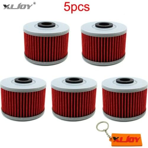 XLJOY 5pcs Gas Fuel Oil Filter For Honda XR250 250R 350R XR400R/SM 440R XR600R 650R 650L Dirt Quad Motocross