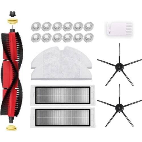 20Pcs Replacement Accessories for Xiaomi Roborock S5 Max S50 S55 S6 S6 Pure Vacuum Cleaner Part HEPA Filter Main Brush