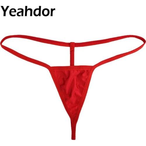 Womens Sexy Underwear Micro Mini G-string Thong Briefs Lingerie Bikini Bottom Female Low Waist Erotic Underpants Panties
