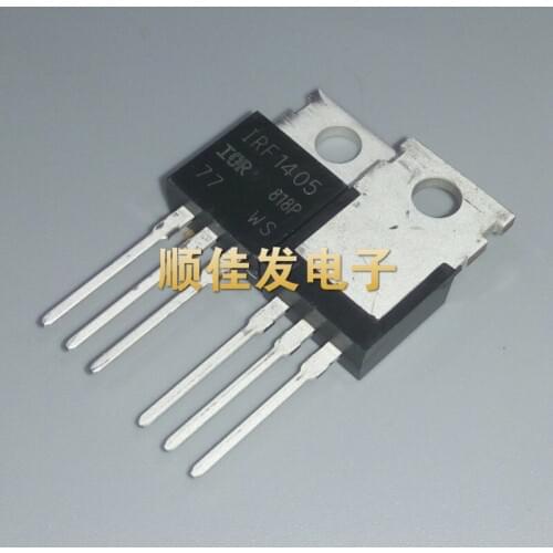 10pcs/lot IRF1405PBF TO-220 MOS FET 55V160A