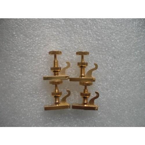 12 PCs Quality British Hill style Violin Fine tuner Gold Color for 3/4 to 4/4