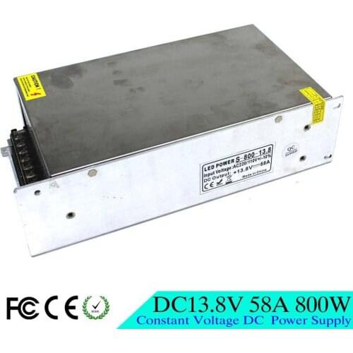 13.8V DC Power Supply DC13.8V Voltage Transformer 58A 800W Switching Switch Power Adapter Driver For Led Strip Lamp Lighting