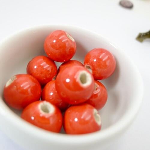 16# 10pcs Big Quality Ceramic beads for bracelet making porcelain bead for jewelry making 16mm #A103B