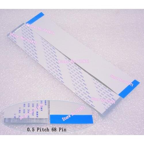 200mm 0.5 Pitch Type A 68P FFC Cable Line Spacing 0.5mm FPC FFC Cable Line Flexible Flat Cable 68 Pin FFC Cable 68P ribbon Line