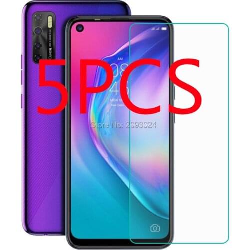5PCS Tempered Glass For Tecno Camon 12 Air CC6 CC7 Screen Protector Scratch proof Protective Film On Tecno Camon 12 Pro CC9 Glas
