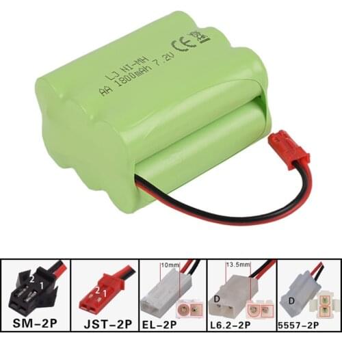 7.2v 1800mah AA NI-MH X Battery High capacity electric remote control toy upgrade battery rechargeable free shipping