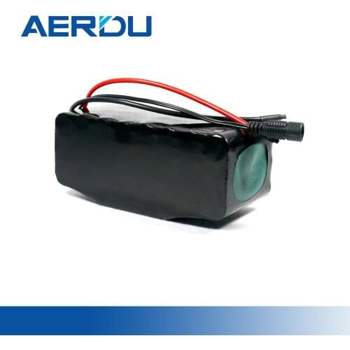 AERDU 3S8P 3200mAh High Capacity 11.1V 25.6Ah 18650Rechargeable Li-ion Battery Pack for Scooter Moped Bicycle 420W Free Shipping