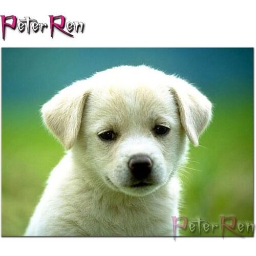 Diamond Painting Dog Mosaic Full Square\Round Drill Cross Stitch Diamond Embroidery Animal Rhinestones Wall Hanging picture gift